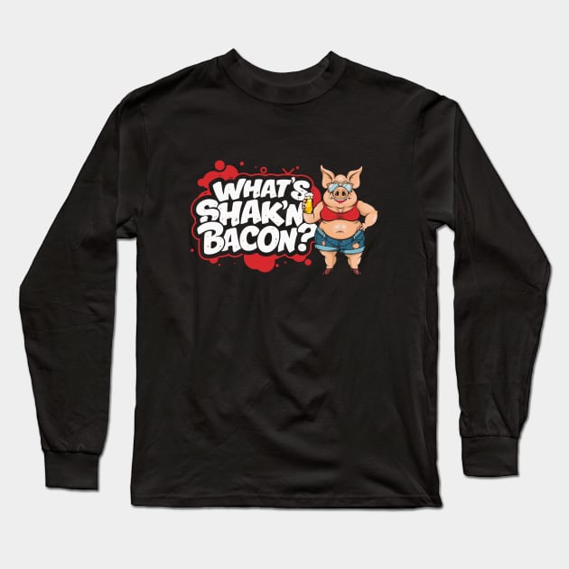 National Pig Day – March Long Sleeve T-Shirt by irfankokabi